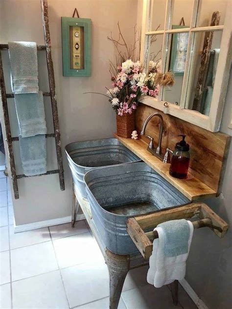 30+ Rustic Bathroom Vanity Ideas That Are on Another Level