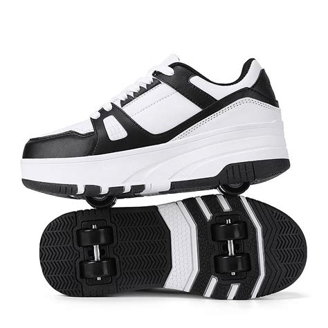 Kids Roller Shoes Sneakers with Wheels - Premium Sport Roller Skate ...