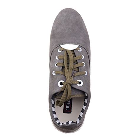 Twyst Men's Grey Synthetic Casual Shoes (SND-CS-GR-157) - 10 UK: Buy ...