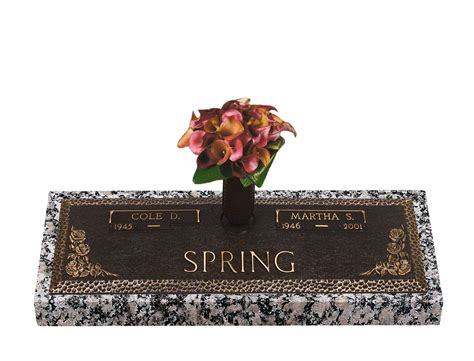 Grave Marker Flowers