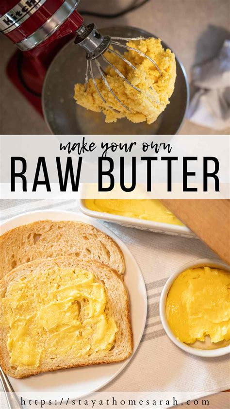 How to Make Butter From Raw Milk - Stay at Home Sarah