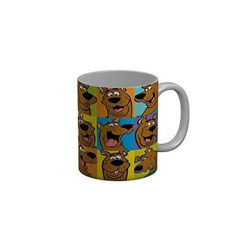FunkyDecors Scooby Doo Cartoon Ceramic Mug, 350 ML, Multicolor