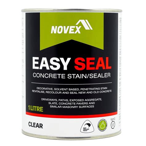 NOVEX | Concrete Stain/Sealer Clear 1 litre Clear | Mitre10