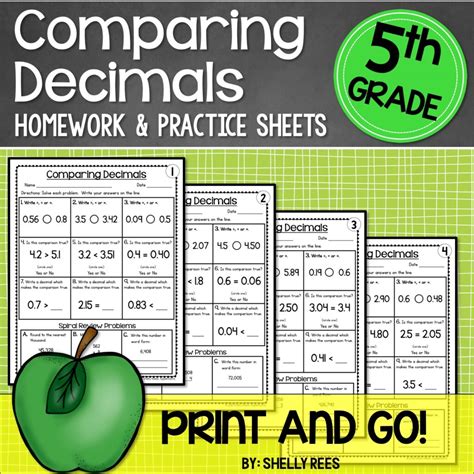 Printable 5Th Grade Math Worksheets