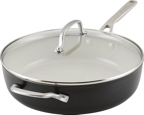 Amazon.com: KitchenAid Hard Anodized Ceramic 5-Quart Nonstick Sauté Pan ...