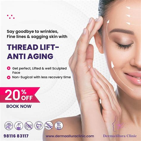 Thread Lift for Anti-ageing | Thread lift, Laser face lift, Thread lift face