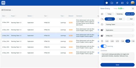 Web TimeSheet 的图像结果