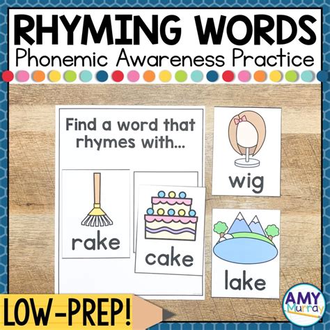 Rhyming Worksheets and Activities | Phonemic Awareness Printables ...