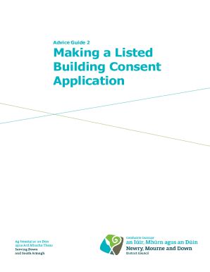 Fillable Online Making a Listed Building Consent Application Fax Email ...