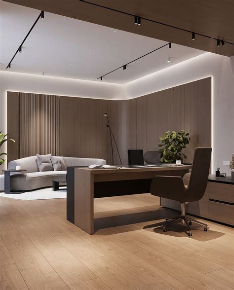 HOME OFFICE no Behance | Contemporary office design, Modern office ...