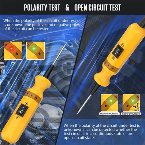 Buy 13FT Cable Length Circuit Tester Power Automotive Probe Test Relay ...