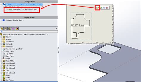 Image result for Flat Pattern Drawing SolidWorks