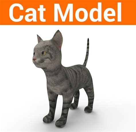 Cute Fat Cat Free 3D Model - .c4d .obj - Free3D