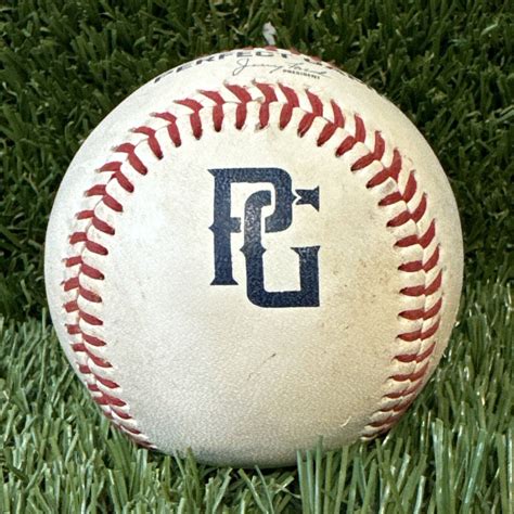 Game Used PERFECT GAME Logo Official Rawlings Baseball | eBay