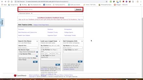 Image result for LexisNexis Tutorial