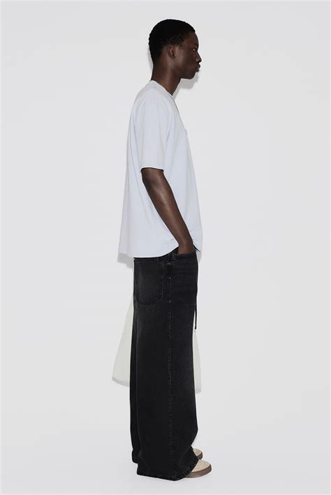 Loose Fit Washed T-shirt - Light blue - Men | H&M IN