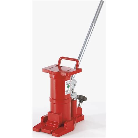 Hydraulic jack: for horizontal and vertical use with removable lever | kaiserkraft