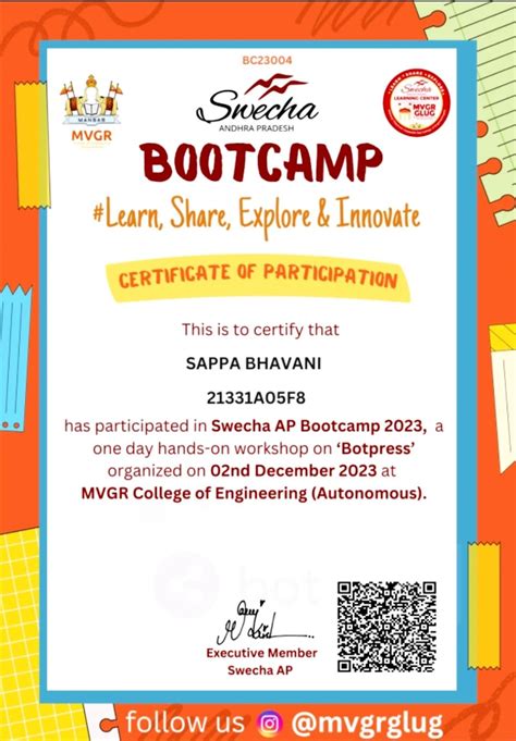 #swechaap #learnshare #exploreandinnovate #cse #mvgrcse… | BHAVANI SAPPA