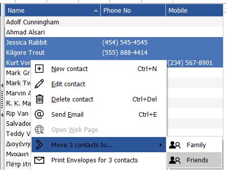 Image result for Write Group Contacts