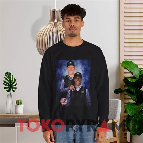 Step Brothers Aaron Judge and Juan Soto New York Yankees T-shirt ...