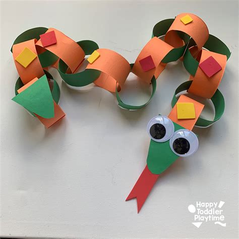 Image result for Paper Chain Snake Craft