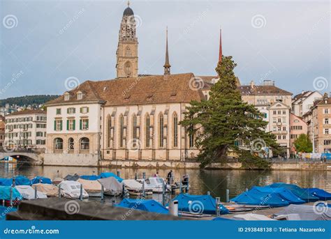 Old Part European City Zurich. Tourism Concept Editorial Stock Photo ...