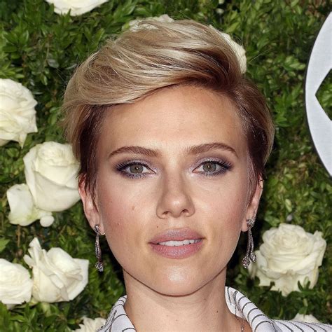Scarlett Johansson Blonde Straight Hair