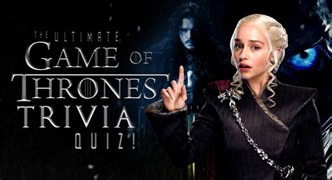 The Ultimate Game of Thrones Trivia Quiz! | BrainFall