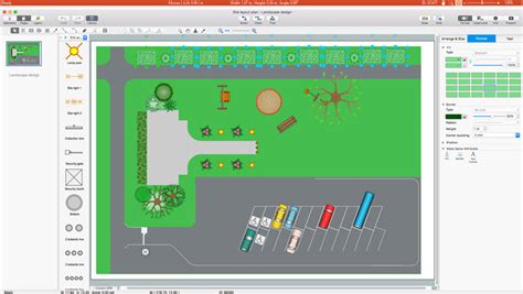 SmartDraw Tutorial Site Plan 的图像结果