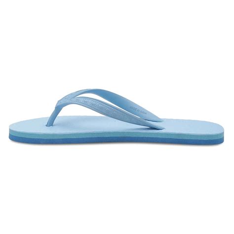 Women's Sky Blue Rubber Based Flip Flops – Paragon Footwear