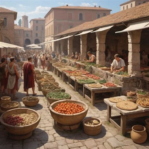 roman food market in antiquity