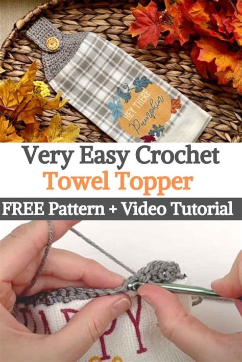 Very Easy Crochet Towel Topper Pattern