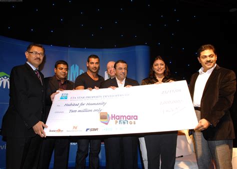 John Abraham is ambassador for Habitat of Humanity held in InterContinental Hotel, Dubai on 25th ...