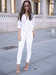 Image result for Jeans and White Blouse Outfit for Party