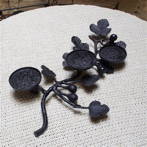 Buy Fancy Maple Leaf Three Pillar Holder Online | EarthGarden