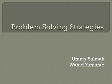 Sample Problem Solving Strategy 的图像结果