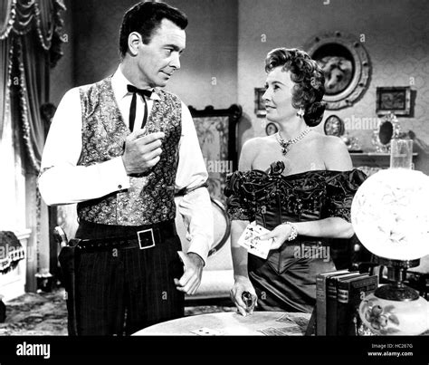 THE MAVERICK QUEEN, Barry Sullivan, Barbara Stanwyck, 1956 Stock Photo ...