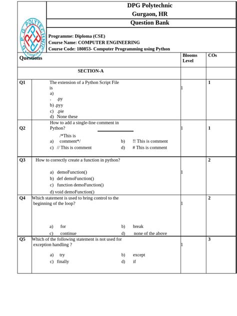 Image result for Python Basic Level Question