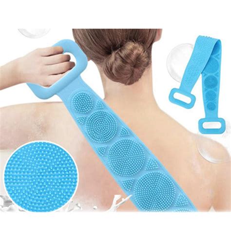 Buy Silicone Double-Sided Body Back Scrubber | DeoDap