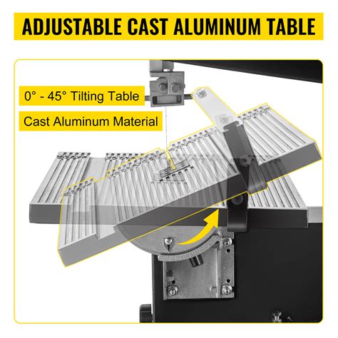 VEVOR Benchtop Bandsaw 10 Inches, Table Band Saw 3.5 Amps, Stop Band ...