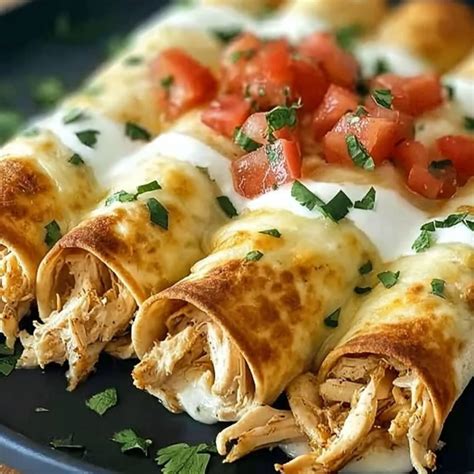 Creamy Baked Chicken Taquitos: Better Than Takeout