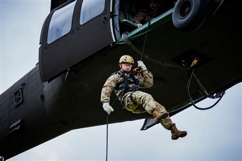 Rappelling from a helicopter might sound intimidating, but the National Guard is here to help ...