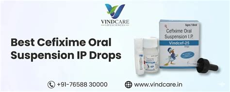 Best Cefixime Oral Suspension IP Drops (VINDCEF-25) | Vindcare