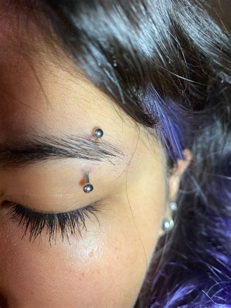 Eyebrow piercing infected, irritated, rejecting, or migrating??? What ...