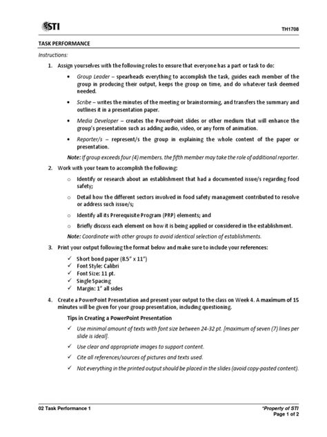 Image result for STI Task Performance