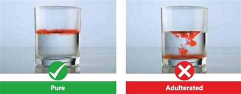Quick tests for some Adulterants in foods — Vikaspedia