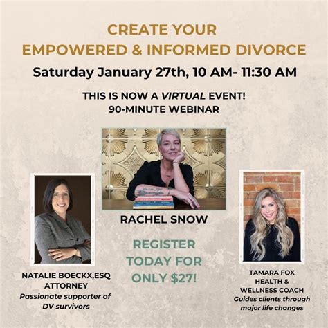 Create Your Empowered & Informed Divorce, Online event, Arvada ...