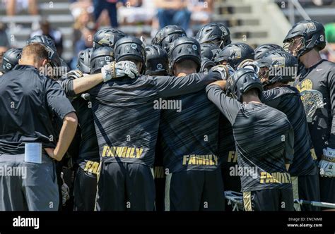 New York, USA. 2nd May, 2015. The Army Black Knights lacrosse team ...