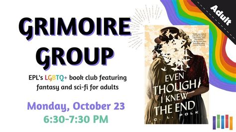 Grimoire Group - Adult LGBTQ+ Book Club, Edwardsville Public Library ...
