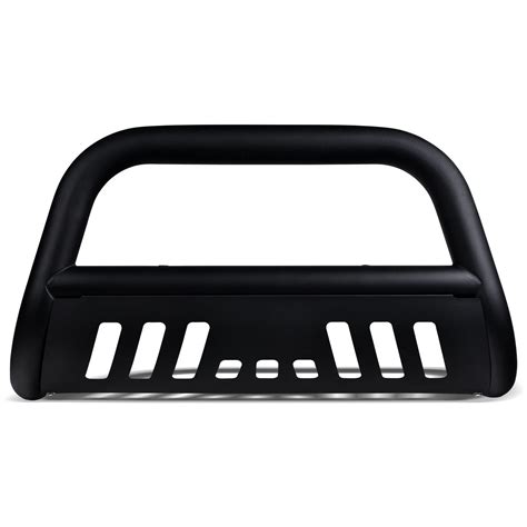 Matte Black Bull Bar Brush Push Front Bumper Grill Grille | Desertcart ...